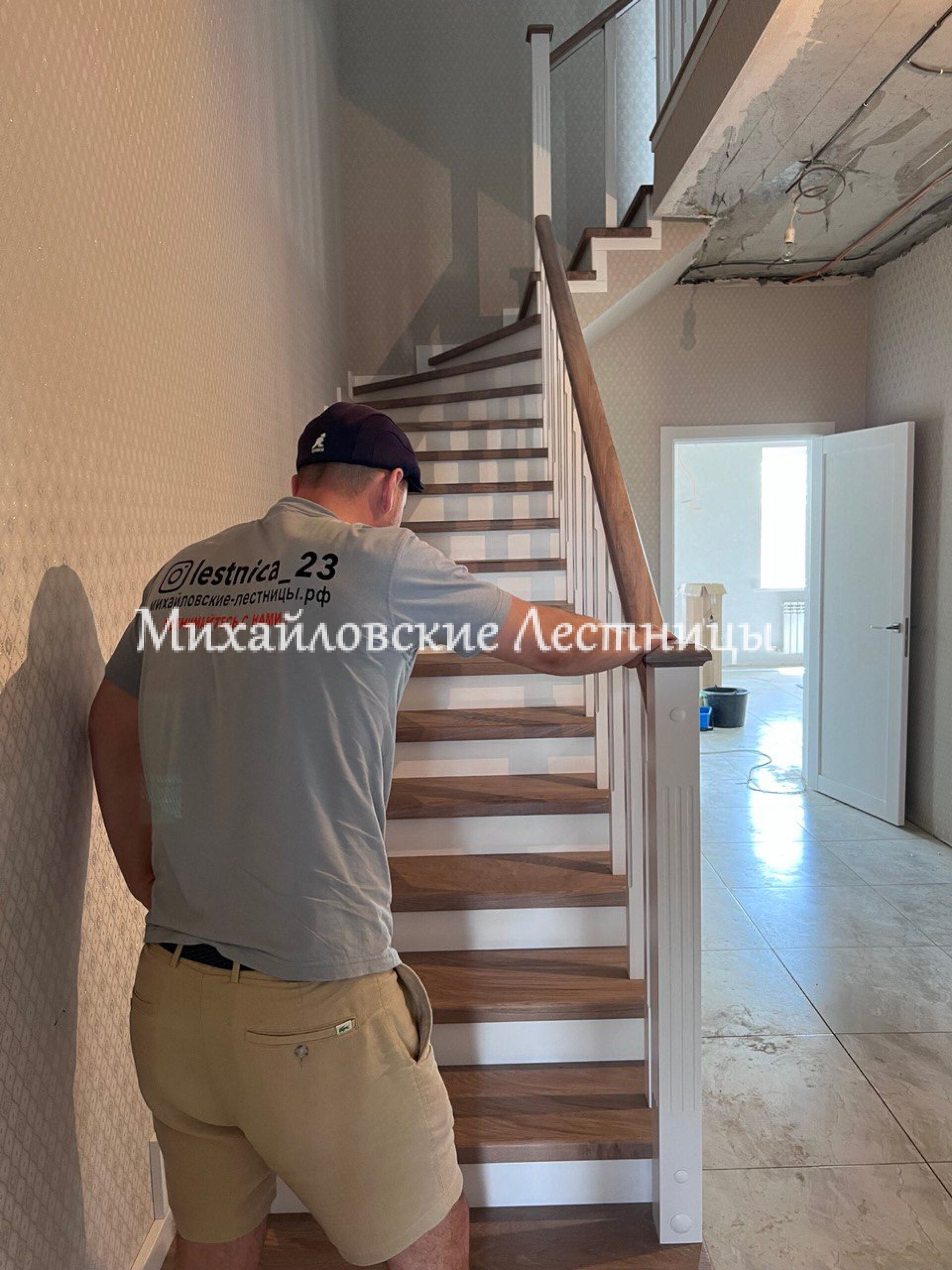 Обшивка лестницы в Краснодаре